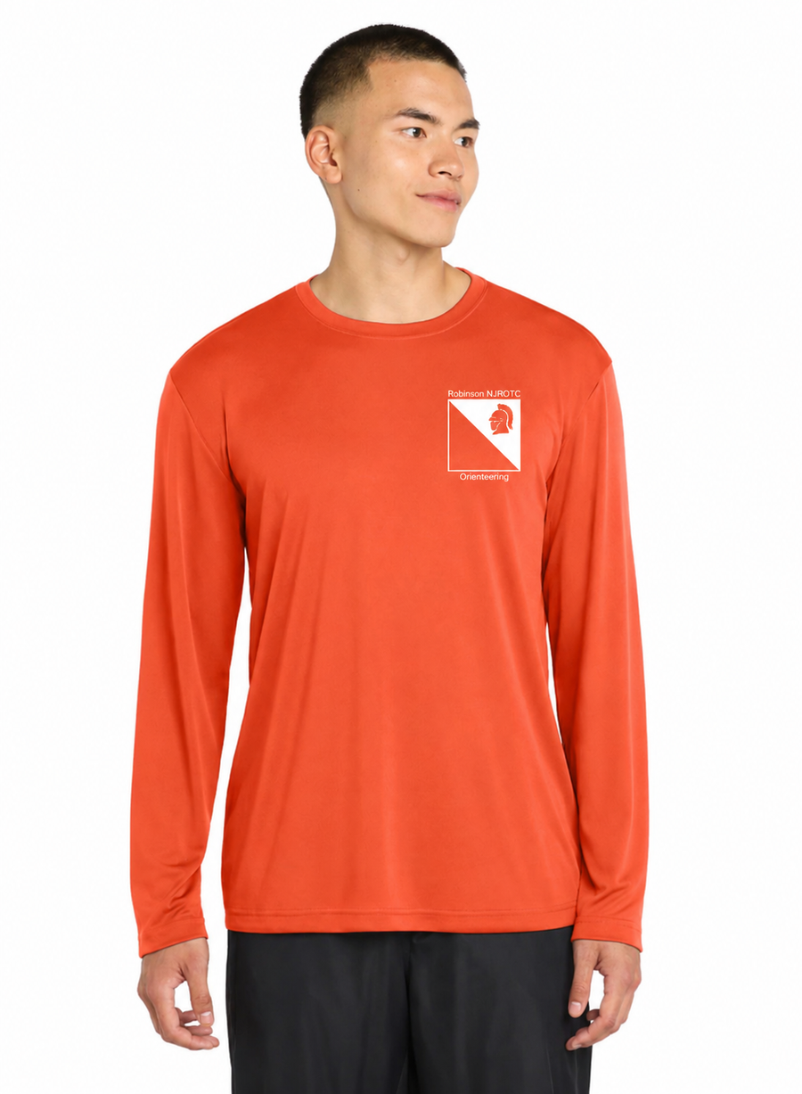 Sport-Tek Long Sleeve PosiCharge Competitor Tee - Robinson High School with custom logo embroidery