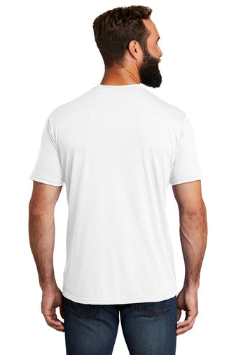 Allmade Unisex Tri-Blend Tee with custom logo embroidery