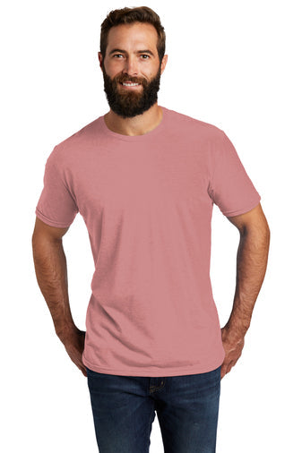 Allmade Unisex Tri-Blend Tee with custom logo embroidery