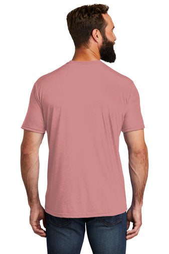 Allmade Unisex Tri-Blend Tee with custom logo embroidery