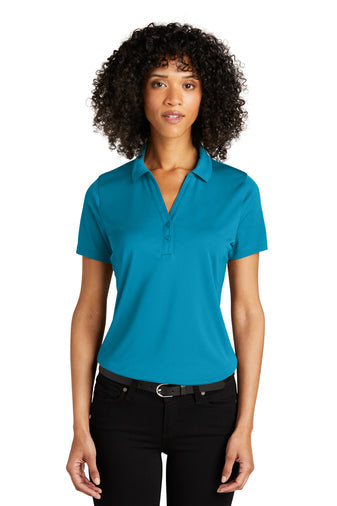 Port Authority Women's C-FREE Performance Polo with custom logo embroidery