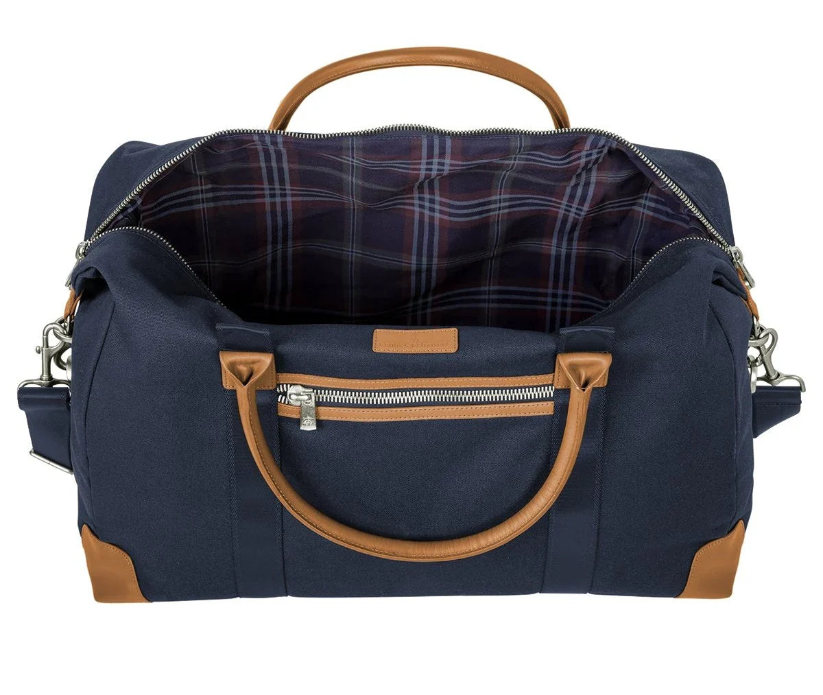 Brooks Brothers Wells Duffel with custom logo embroidery
