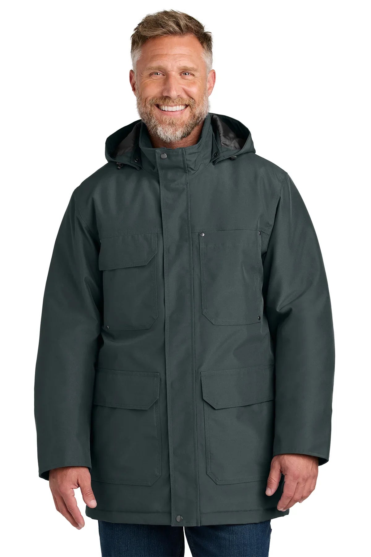 CornerStone Elements Insulated Parka with custom logo embroidery