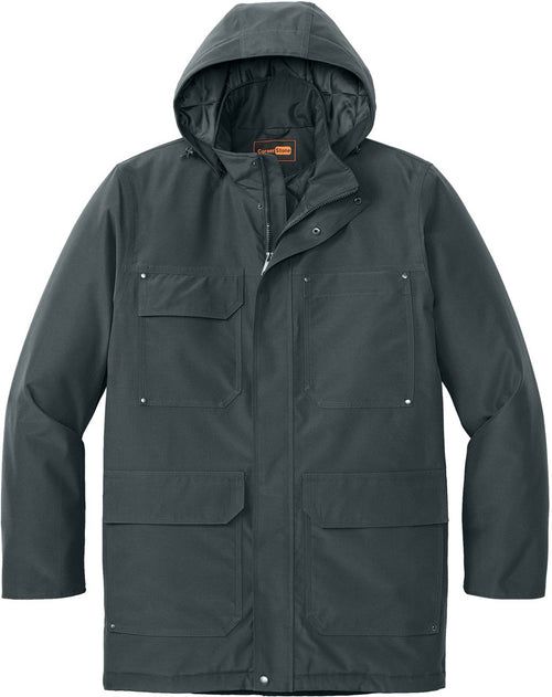 CornerStone Elements Insulated Parka with custom logo embroidery