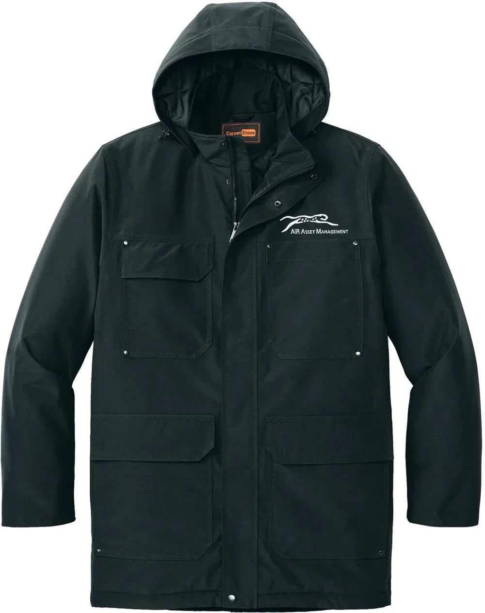 CornerStone Elements Insulated Parka with custom logo embroidery