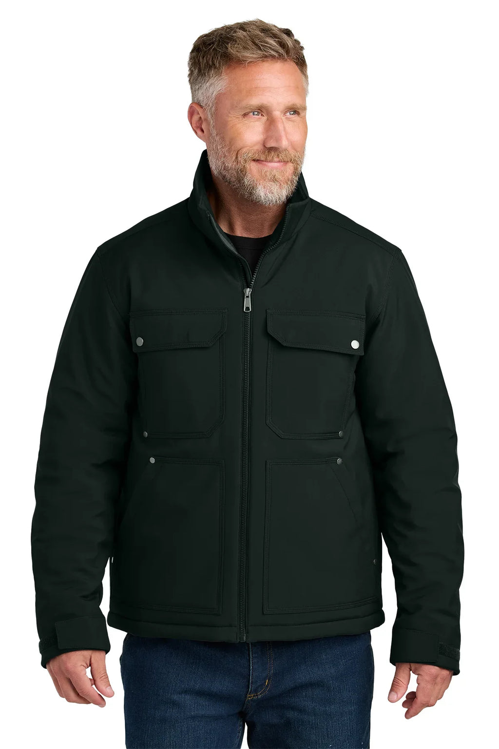 CornerStone Insulated Workwear Soft Shell with custom logo embroidery