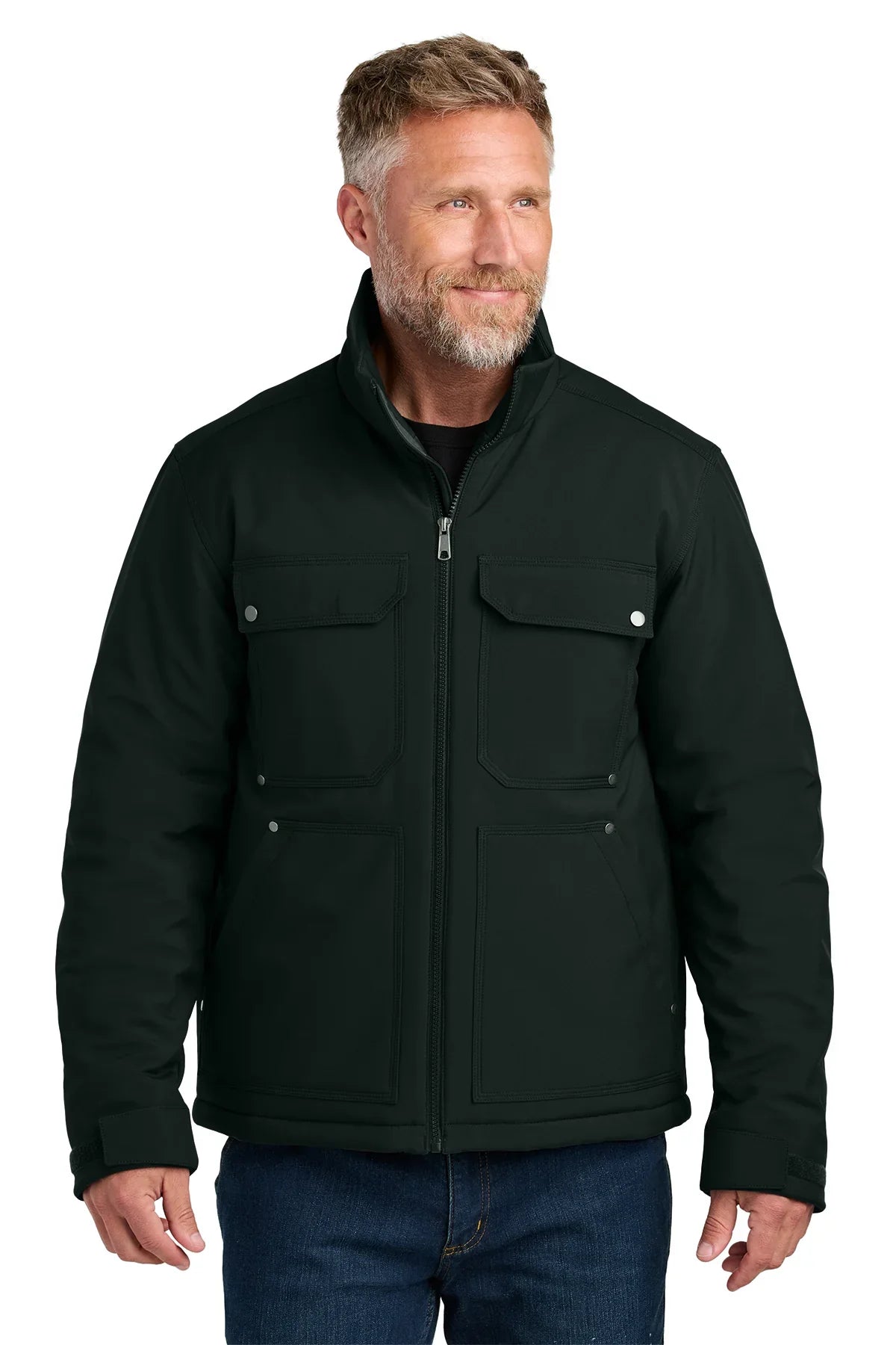 CornerStone Insulated Workwear Soft Shell with custom logo embroidery