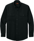 CornerStone Long Sleeve Select Ripstop Shirt with custom logo embroidery