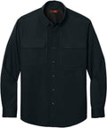 CornerStone Long Sleeve Select Tactical Shirt with custom logo embroidery