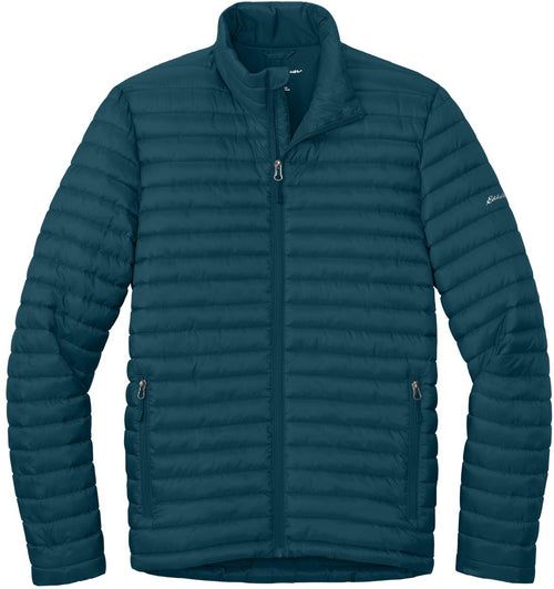 Eddie Bauer Packable Quilted Full-Zip with custom logo embroidery