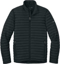 Eddie Bauer Packable Quilted Full-Zip with custom logo embroidery