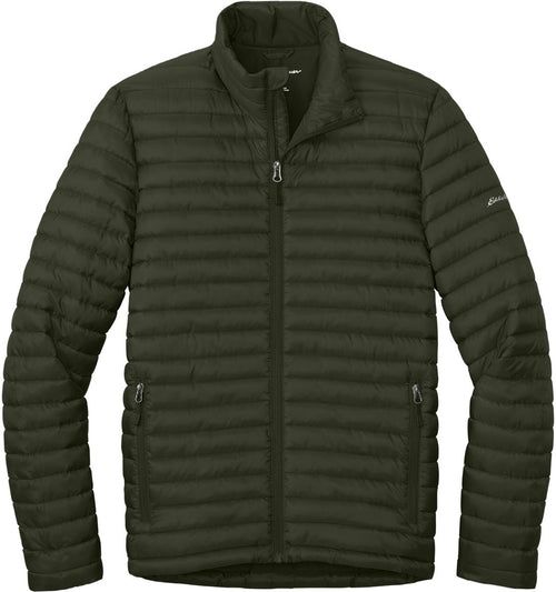 Eddie Bauer Packable Quilted Full-Zip with custom logo embroidery