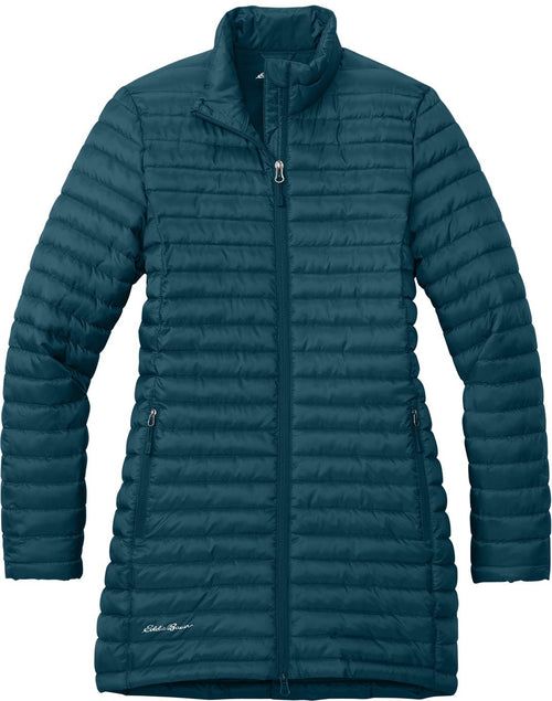 Eddie Bauer Women’s Packable Quilted Full-Zip with custom logo embroidery