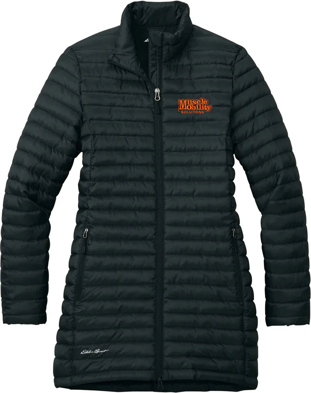 Eddie Bauer Women’s Packable Quilted Full-Zip with custom logo embroidery