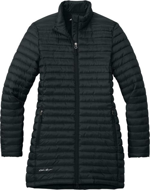 Eddie Bauer Women’s Packable Quilted Full-Zip with custom logo embroidery