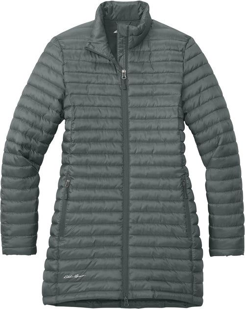 Eddie Bauer Women’s Packable Quilted Full-Zip with custom logo embroidery