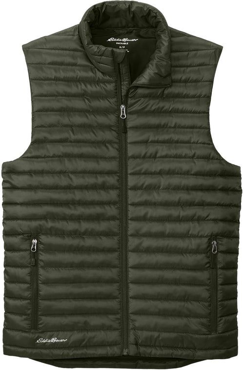 Eddie Bauer Packable Quilted Vest with custom logo embroidery