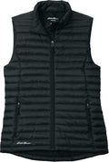 Eddie Bauer Women’s Packable Quilted Vest with custom logo embroidery