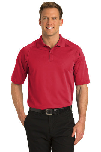 Port Authority Dry Zone Ottoman Polo with custom logo embroidery