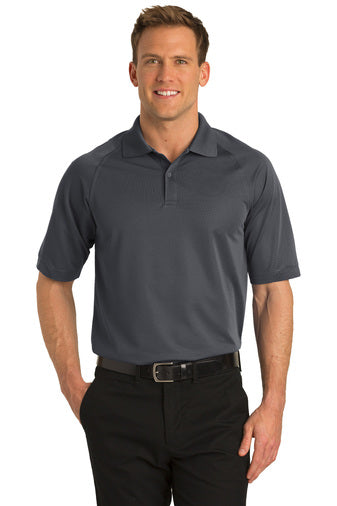 Port Authority Dry Zone Ottoman Polo with custom logo embroidery
