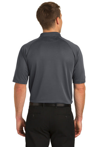 Port Authority Dry Zone Ottoman Polo with custom logo embroidery