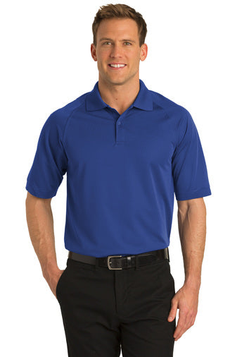 Port Authority Dry Zone Ottoman Polo with custom logo embroidery