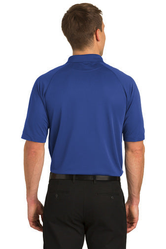 Port Authority Dry Zone Ottoman Polo with custom logo embroidery