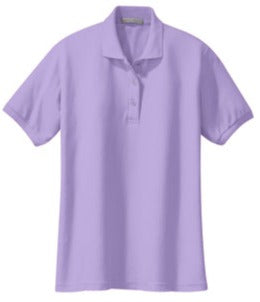 Port Authority Ladies Silk Touch Polo with custom logo embroidery