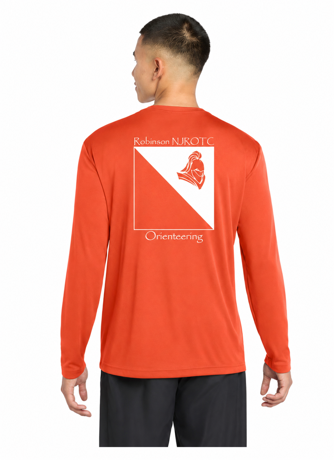 Sport-Tek Long Sleeve PosiCharge Competitor Tee - Robinson High School with custom logo embroidery