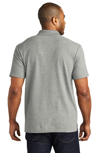 Port Authority C-FREE Cotton Blend Pique Polo with custom logo embroidery