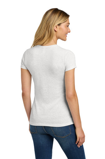 Next Level Apparel Women’s Tri-Blend Tee with custom logo embroidery