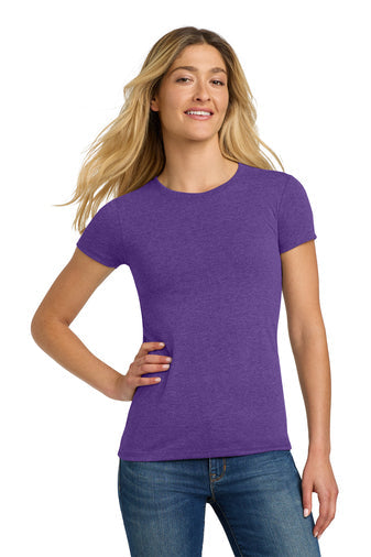 Next Level Apparel Women’s Tri-Blend Tee with custom logo embroidery