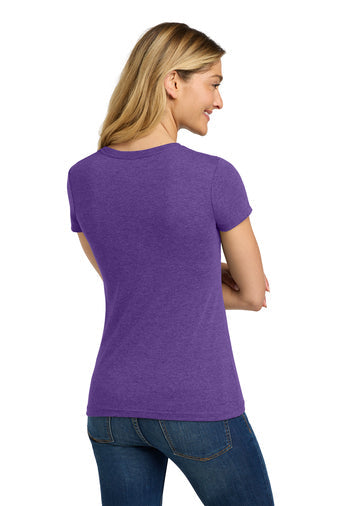 Next Level Apparel Women’s Tri-Blend Tee with custom logo embroidery