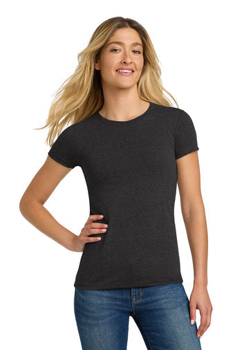 Next Level Apparel Women’s Tri-Blend Tee with custom logo embroidery