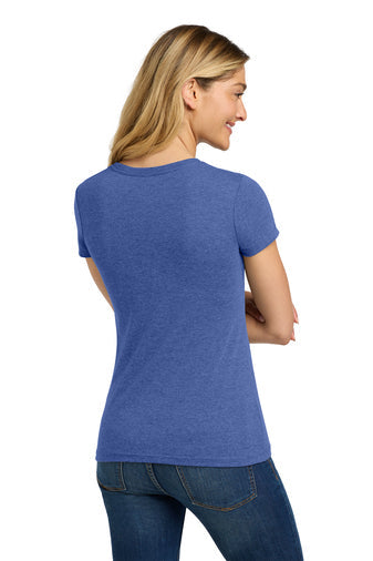 Next Level Apparel Women’s Tri-Blend Tee with custom logo embroidery