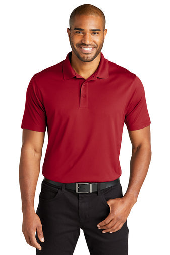 Port Authority C-FREE Performance Polo with custom logo embroidery