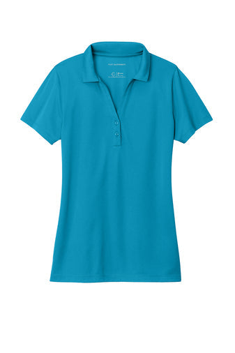 Port Authority Women's C-FREE Performance Polo with custom logo embroidery