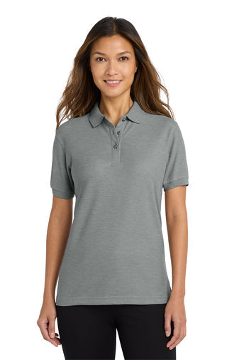 Port Authority Ladies Silk Touch Polo with custom logo embroidery