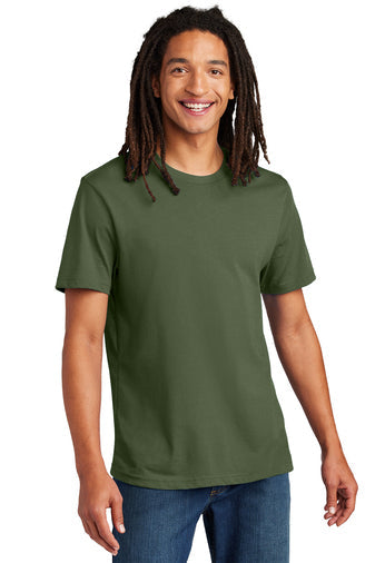 Allmade Unisex Heavyweight Recycled Cotton Tee with custom logo embroidery