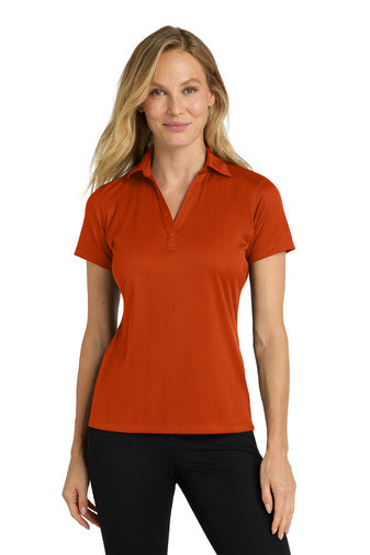 Port Authority Ladies Performance Fine Jacquard Polo with custom logo embroidery