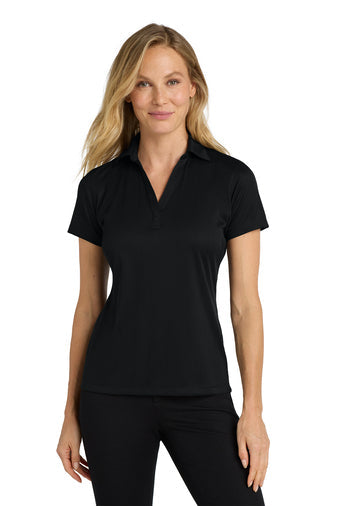 Port Authority Ladies Performance Fine Jacquard Polo with custom logo embroidery