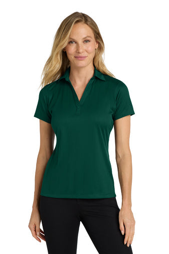 Port Authority Ladies Performance Fine Jacquard Polo with custom logo embroidery