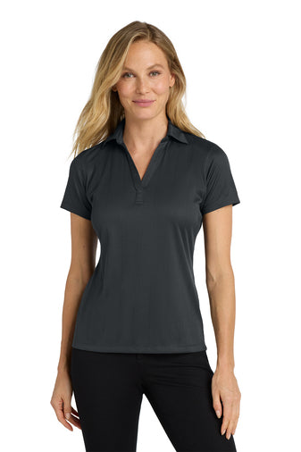 Port Authority Ladies Performance Fine Jacquard Polo with custom logo embroidery