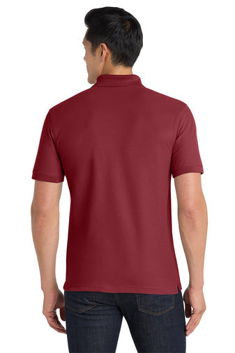 Port Authority Core Classic Pique Polo with custom logo embroidery