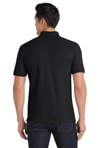 Port Authority Core Classic Pique Polo with custom logo embroidery