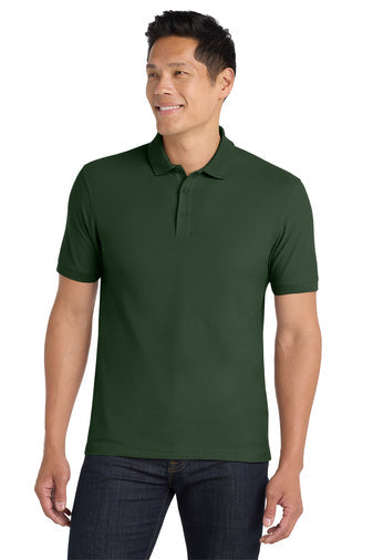 Port Authority Core Classic Pique Polo with custom logo embroidery
