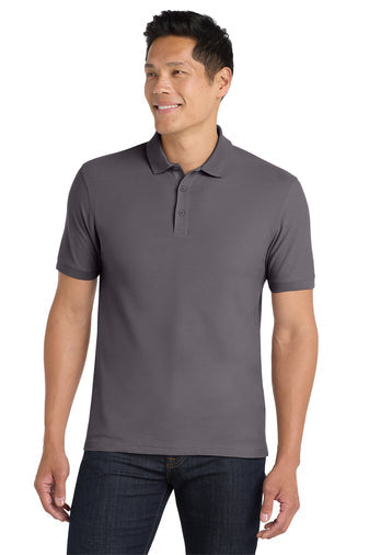 Port Authority Core Classic Pique Polo with custom logo embroidery