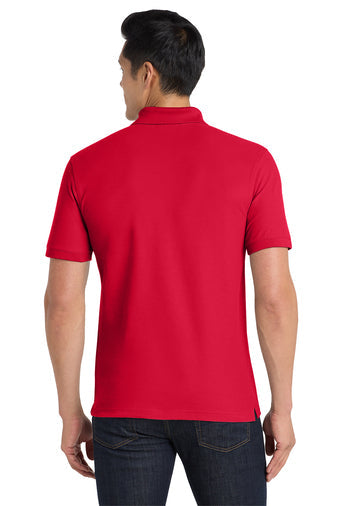 Port Authority Core Classic Pique Polo with custom logo embroidery