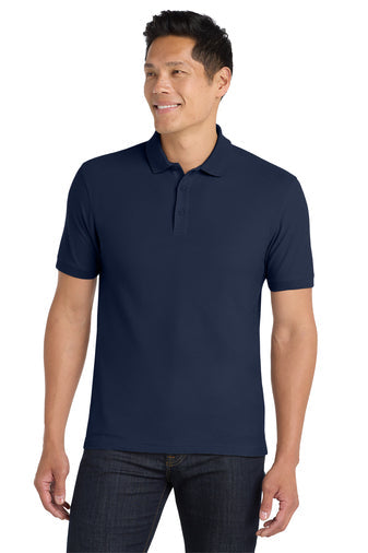 Port Authority Core Classic Pique Polo with custom logo embroidery