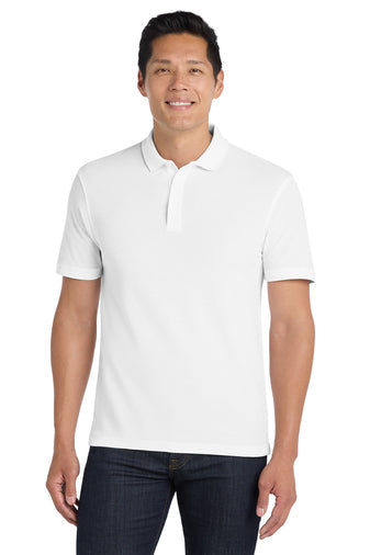 Port Authority Core Classic Pique Polo with custom logo embroidery